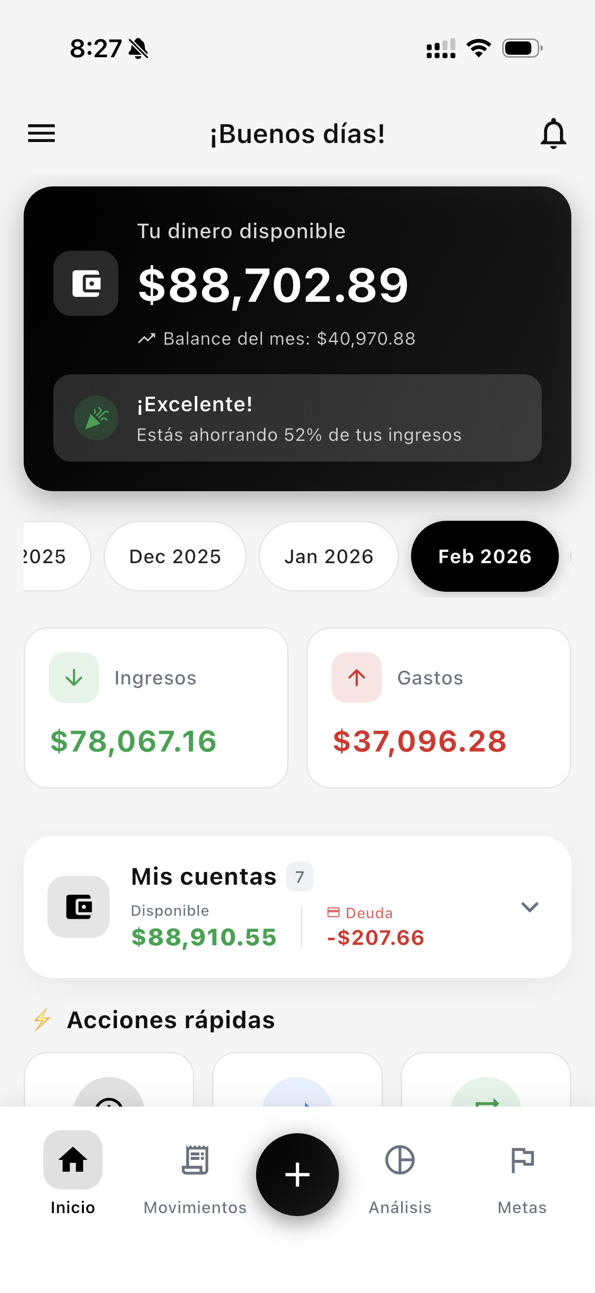 Vista principal de Finnwise